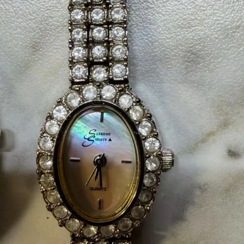 Suzanne Somers Novelty Watch Lot of 4 Rhinestone Crystal Watches